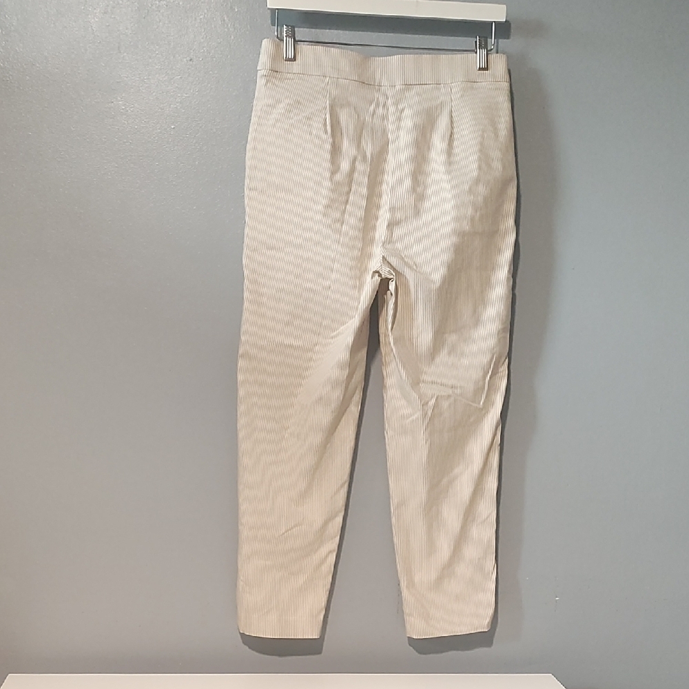 Counterparts Women's Cream with White Pin Striped Pants - Picture 12 of 17